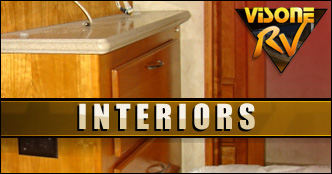 RV Interiors USED WHITE AND CHROME CEILING FAN RV / MOTORHOME